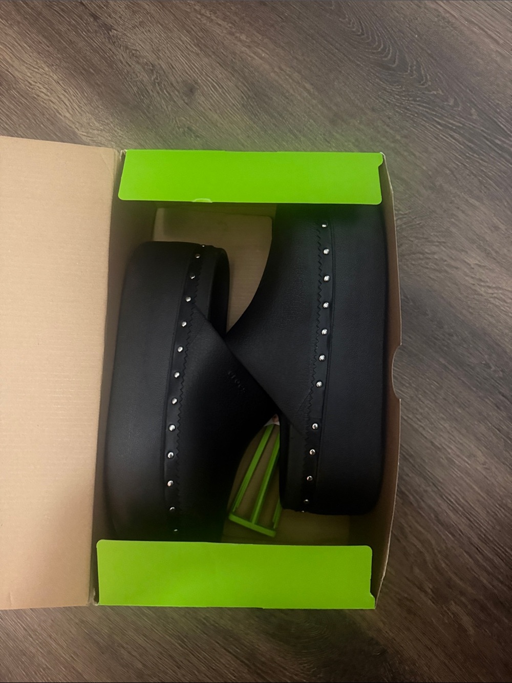 CROCS Dylan Platform Studded Clog - Black - Picture 6 of 7